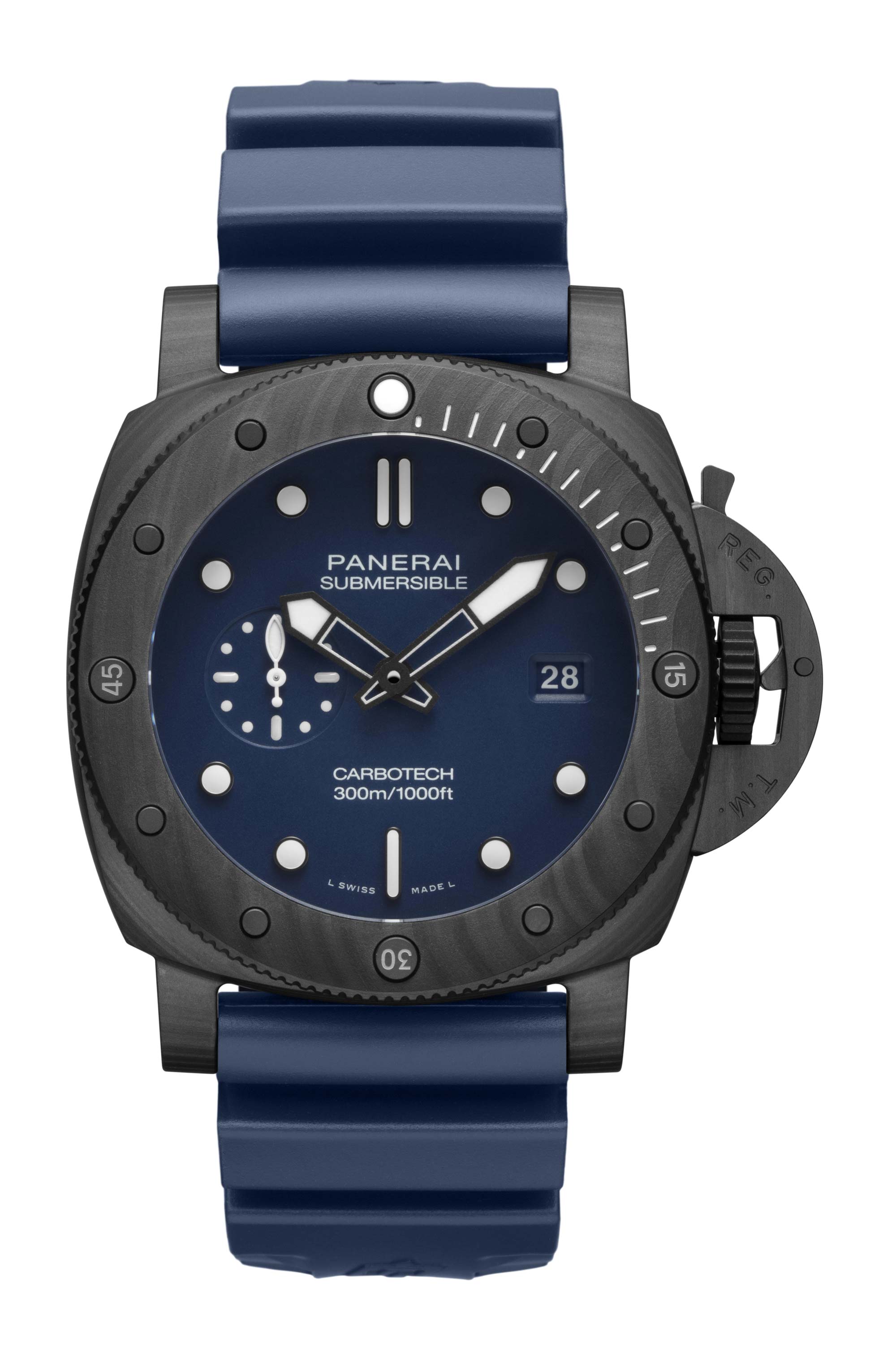 PANERAI Submersible QuarantaQuattro Carbotech Blu Abisso