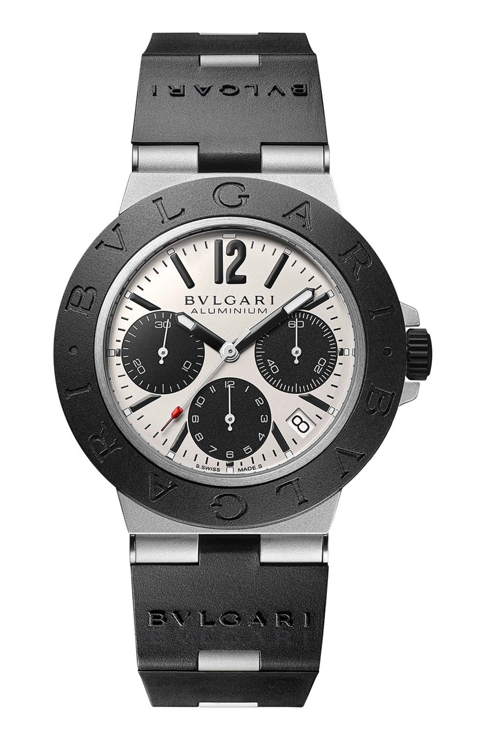 Black bvlgari online watch